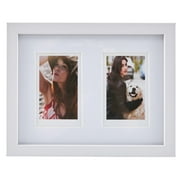 Vivitar Instax Photo Frame, Two Photo Frame for 2.1 x 3.4 or 4 x6; Smooth Finish
