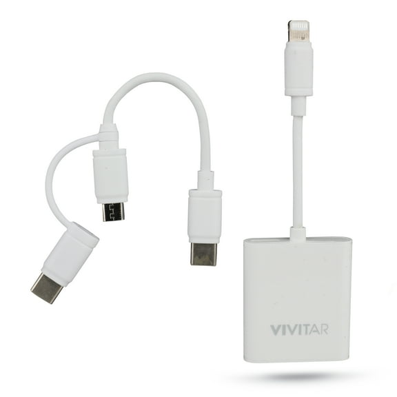 Vivitar Mobile Micro SD Compact Flash Card Reader with USB Adapter for Memory Cards