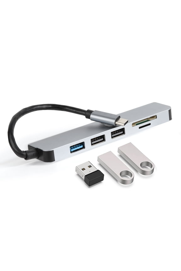 Multi-Port USB Hub with SD, Micro SD, and HDMI