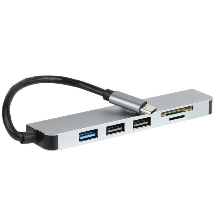 Adaptateur USB-C 5 en 1 HDMI, 2 x USB-A, SD et micro SD