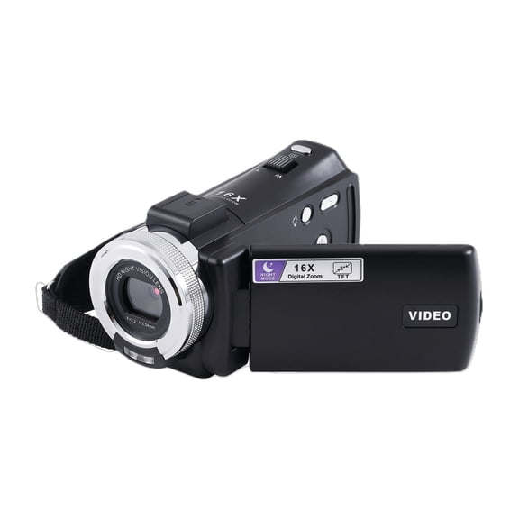 Vivitar PopCam 48MP Full HD 1080p Digital Camcorder with 3" Flip Screen and 16x Digital Zoom for Vlogging