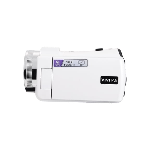 Vivitar PopCam Digital Camcorder, 48MP, Full HD 1080p Video Camera with 3" Flip Screen, 16x Digital Zoom, Built-in Microphone, Compact Vlogging Camera for Beginners, Travel, & Family Recording