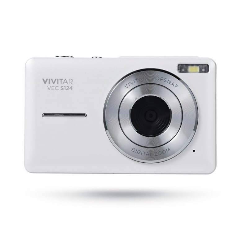 Vivitar Popsnap Compact Digital Camera, White, 16X Zoom, 1080p