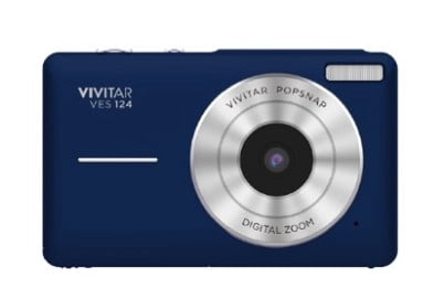 Vivitar PopCam America 250 Digital Camera – USA Celebration Edition, Old Glory Blue, 48MP Camera with Full HD 1080P Video, 3" Flip Screen, 16X Zoom Compact Vlogging Camera with Built-in Mic