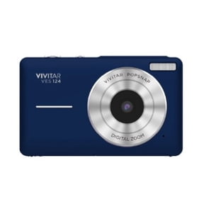 Vivitar PopCam America 250 Digital Camera – USA Celebration Edition, Old Glory Blue, 48MP Camera with Full HD 1080P Video, 3" Flip Screen, 16X Zoom Compact Vlogging Camera with Built-in Mic
