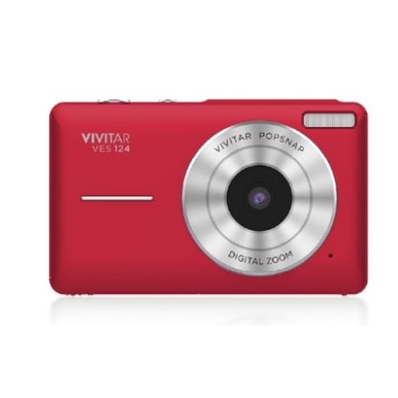 Vivitar PopCam America 250 Digital Camera – USA Celebration Edition, Old Glory Red 48MP Camera with Full HD 1080P Video, 3" Flip Screen, 16X Zoom Compact Vlogging Camera with Built-in Mic