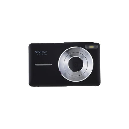 Vivitar Popsnap Compact Digital Camera, Black, 16X Zoom, 1080p, Built-in Flash, Micro SD, Slim Lightweight Pocket Design