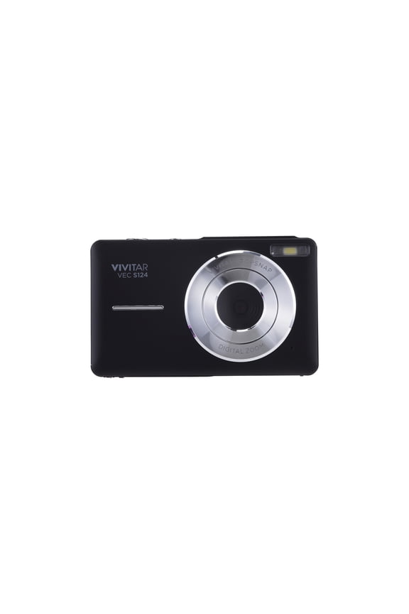 Popsnap Compact Digital Camera, Black, 16X Zoom, 1080p, Built-in Flash, Micro SD, Slim Lightweight Pocket Design