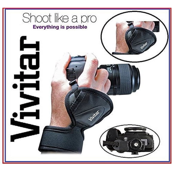 Vivitar Pro Hand Grip Wrist Strap For Nikon D5300 D3300 D5500 D3400 D5600