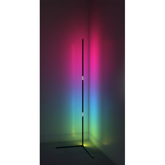 Vivitar RGB Corner Light Bar, Reacts to Music and Sound with LED Lighting Features with Remote