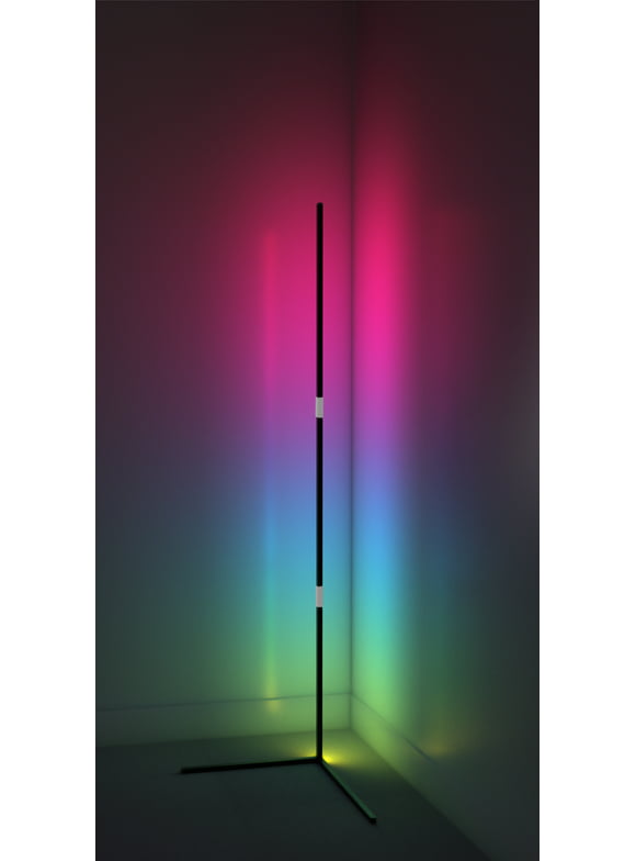 Vivitar RGB Corner Light Bar, Reacts to Music and Sound with LED Lighting Features with Remote