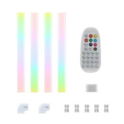 Vivitar RGB Neon Tube Wall Light with Remote, Light Reacts to Music, Tubes Allow Different Configurations