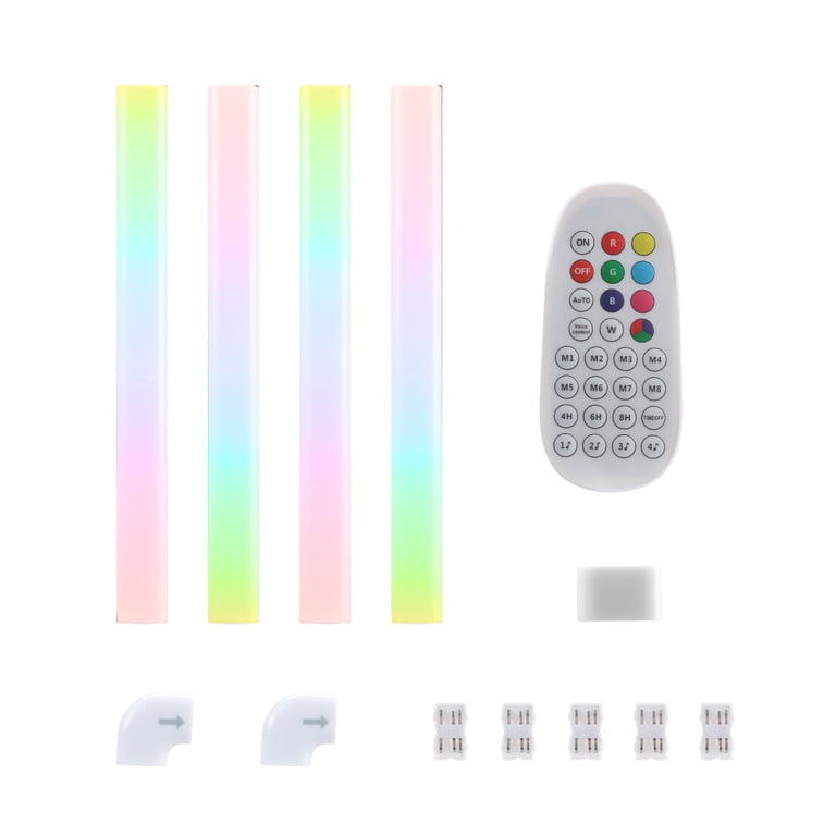 Vivitar RGB Neon Tube Wall Light with Remote, Light Reacts to