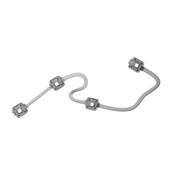 Vivitar RGBIC LED Strip Lights for Indoor Use, Color Changing String Down Light with Remote, Flexible Accent Lighting for Ceiling, Shelves & Wall Dcor