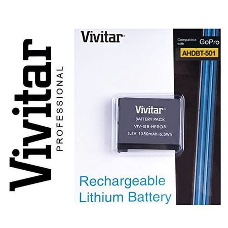Vivitar Replacement Battery For Gopro Hero5
