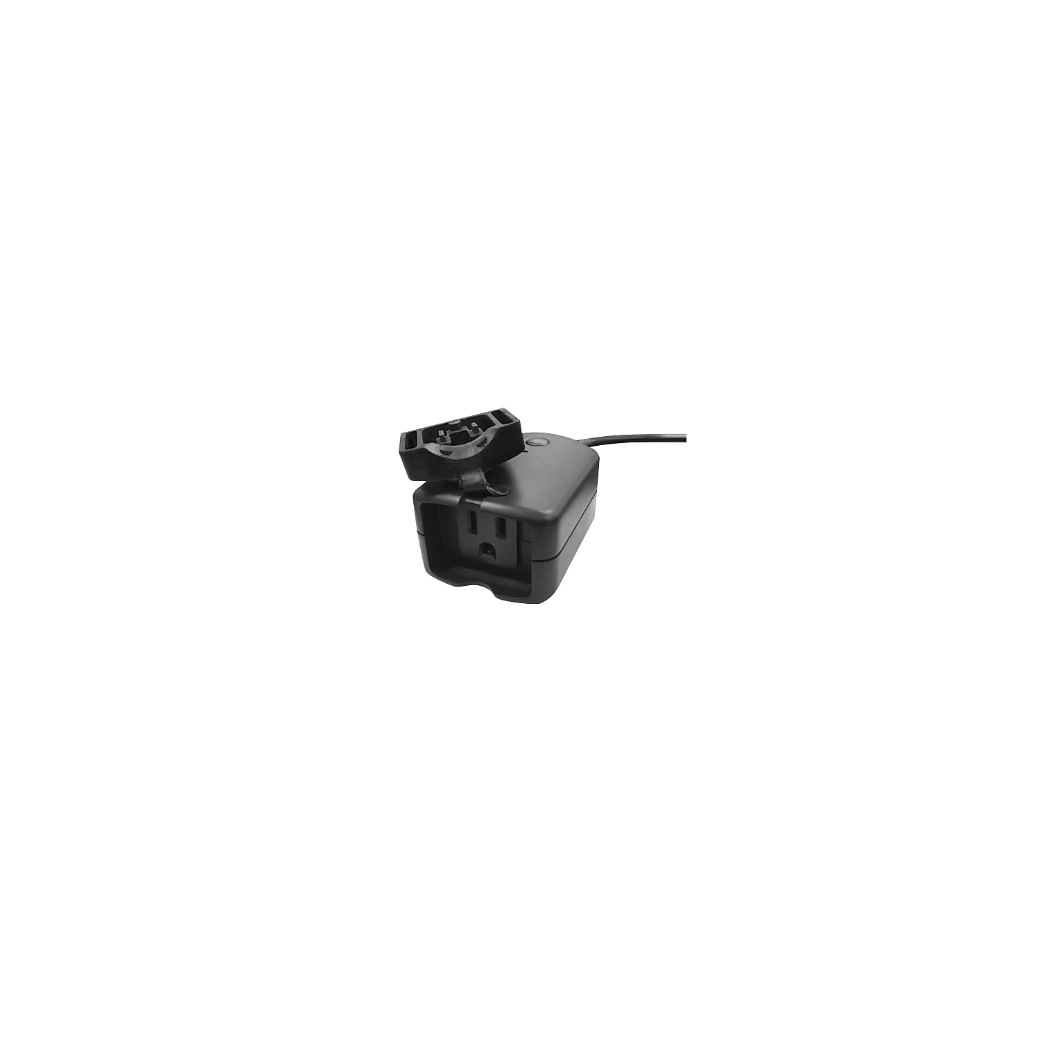 Black ABS Plastic Waterproof Smart Outdoor Wi-Fi Outlet