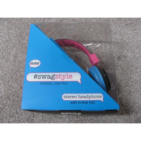 Vivitar Swag Style Cupcakes Stereo Headphones With Mic ( Case Of 2 )