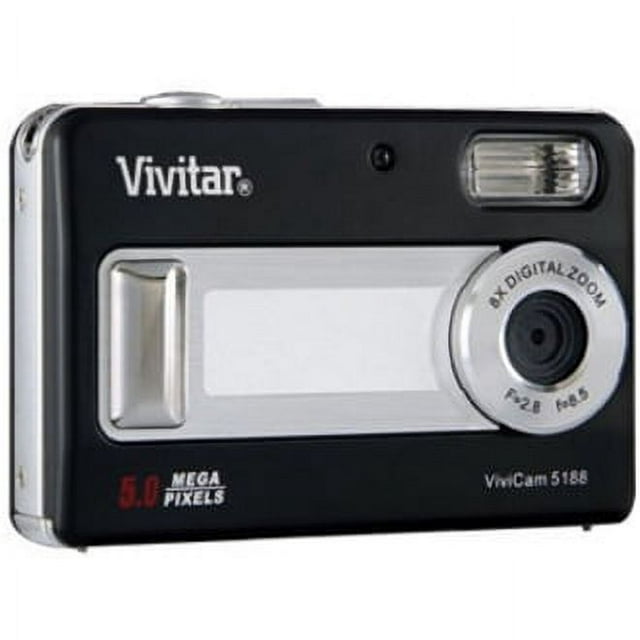 Vivitar ViviCam 5188 Compact Camera, Black