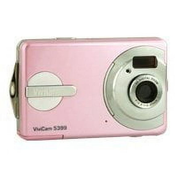 Vivitar ViviCam 5399 - Digital camera - compact - 5.1 MP - flash 16 MB - underwater up to 45 ft - pink