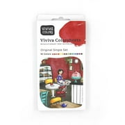 Viviva Watercolor Paint Colorsheets, 16 Original Colors