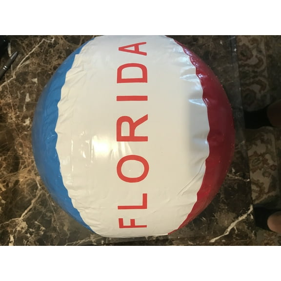 Vivla 11" Florida Inflatable Beach Ball for Kids, a Perfect Pool toy.