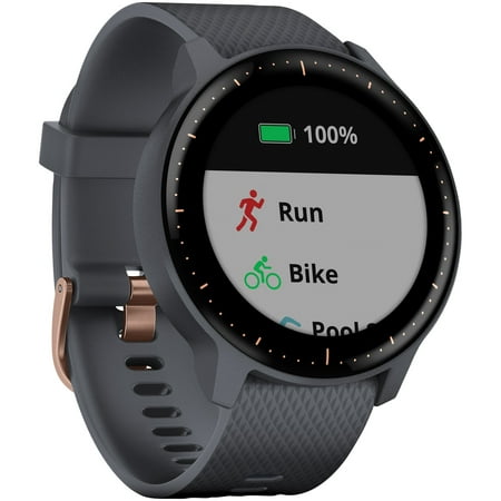 Vivoactive 3 Music, Granite Blue with Rose Gold