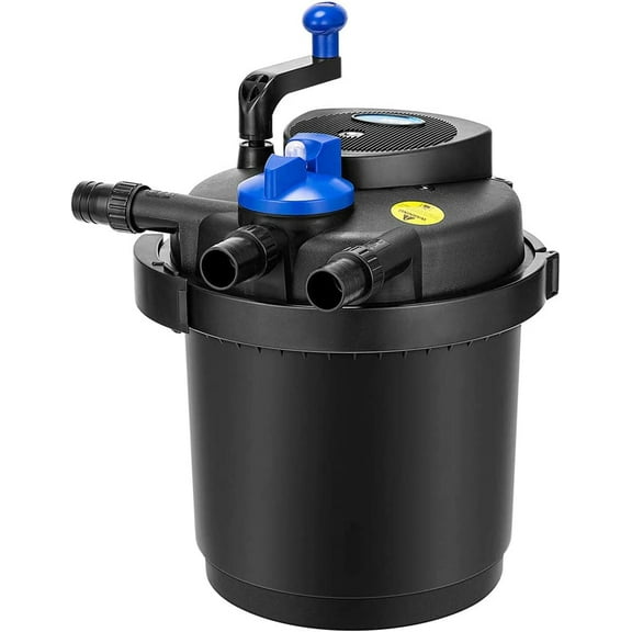Vivohome Pressurized Biological Pond Filter with 13-watt UV Sterilizer Light, Up to 1600 Gallons