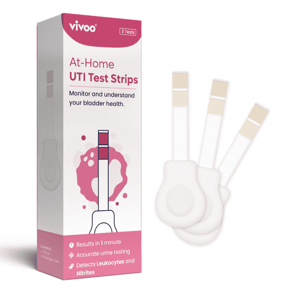 Vivoo at-Home UTI Test Strips, Fast & Easy Urinary Tract Infection Detection, Results in Seconds