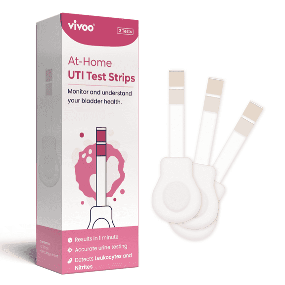Vivoo at-Home UTI Test Strips, Fast & Easy Urinary Tract Infection Detection, Results in Seconds