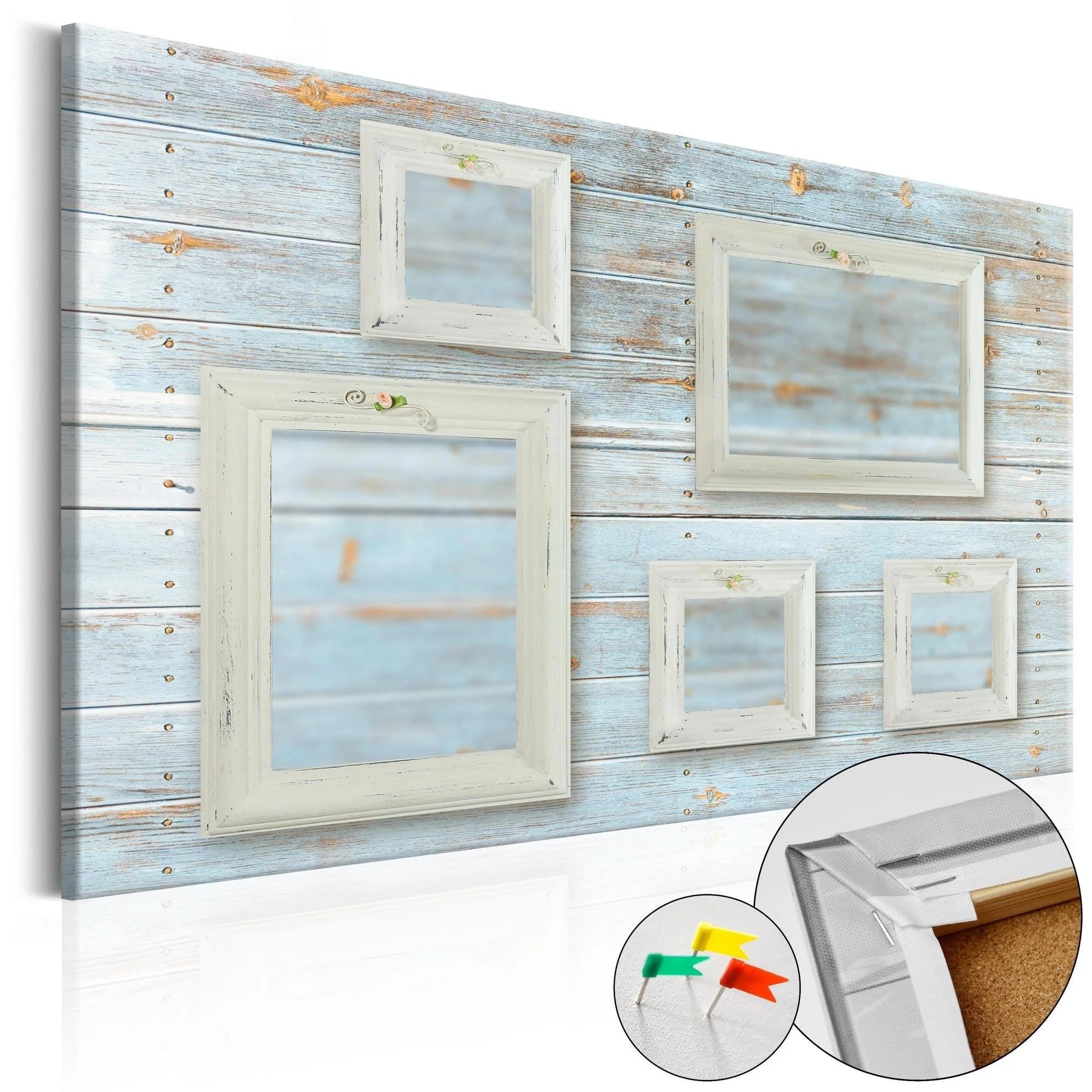 Vivyet Decorative Pinboard - Retro Gallery [Corkboard] - Walmart.com