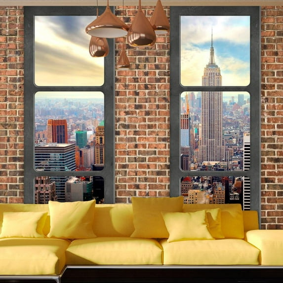 Vivyet Peel and stick wall mural - The view from the window: New York