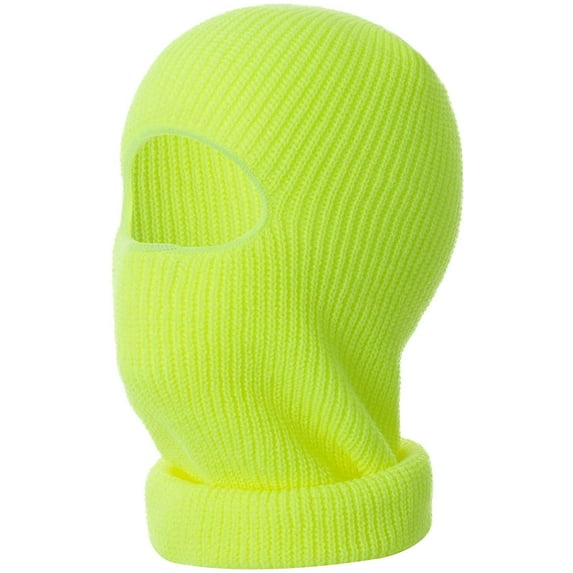 Viworld 1 Hole Knitted Full Face Cover Hat Ski Mask Soft Winter Balaclava Cap Warm Knit Outdoor Sport Cycling Hat