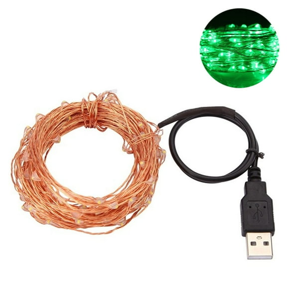Viworld 100 LED 10m USB Micro Copper Wire Fairy String Lights Waterproof Lights Garland for Christmas Home Party Decor