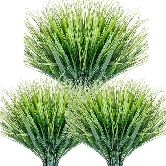 Viworld 12 Bundles Artificial Flowers Outdoor UV Resistant Fake Flowers No Fade Faux Plastic Plants for Window Box Vase Porch Decoration