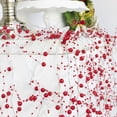 thumbnail image 1 of Viworld 2 Pack 16.4FT Christmas Gold Pearl String Lights 50LED Lighted Berry Beaded Garland Festive Indoor Xmas Decoration Warm Lights for Bedroom Mantel Wedding Party Decor Battery Operated (Red), 1 of 7