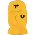 thumbnail image 1 of Viworld 3 Hole Embroidery Knitted Full Face Cover Hat Ski Mask Soft Winter Balaclava Cap Warm Knit Outdoor Sport Cycling Hat, 1 of 3