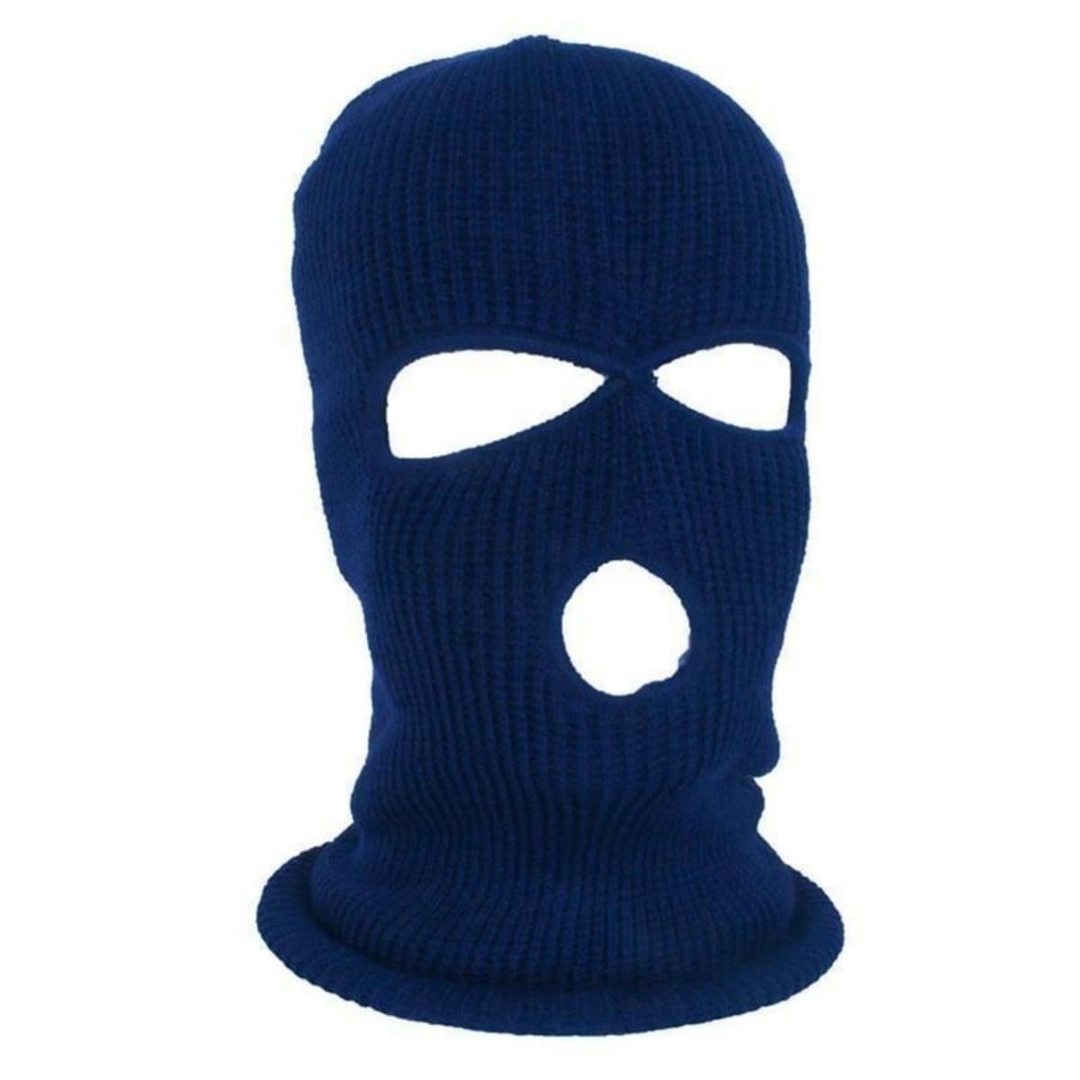 Viworld 3 Hole Thick Knitted Ski Mask Winter Warm Cap Balaclava Outdoor ...