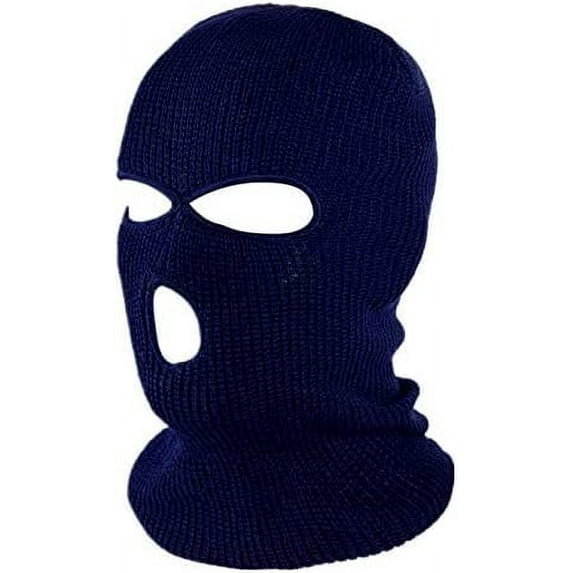 Viworld 3 Hole Winter Knitted Mask, Outdoor Sports Full Face Cover Ski Mask Warm Knit Balaclava for Adult