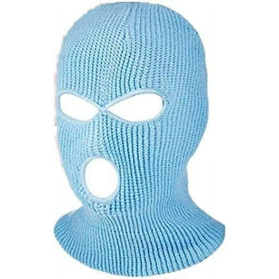 Viworld 3 Hole Winter Knitted Mask, Outdoor Sports Full Face Cover Ski Mask Warm Knit Balaclava for Adult