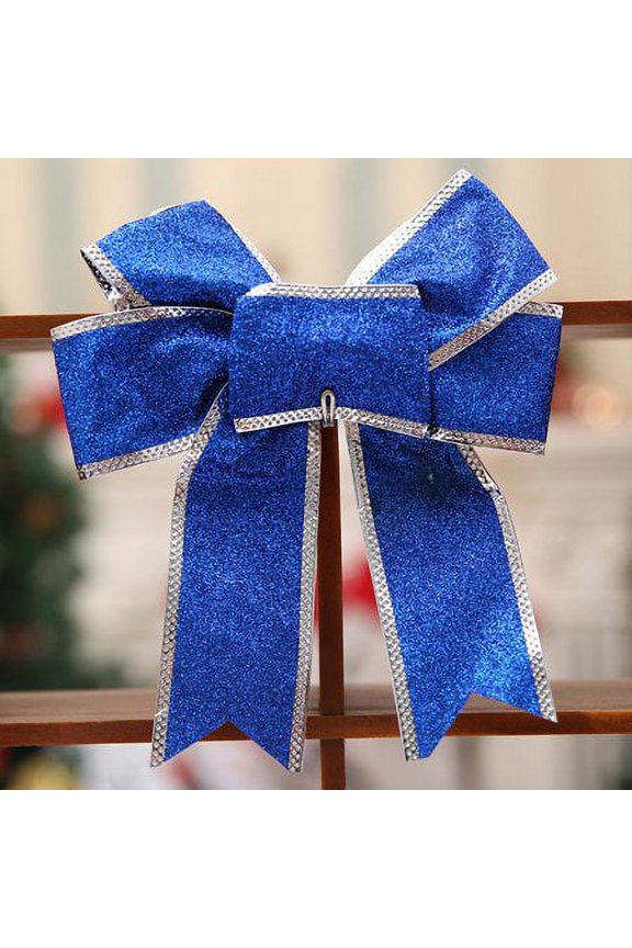 5/10Pcs Large Bow Christmas Tree Bowknot Ornaments Party Gift Present Xmas Decor