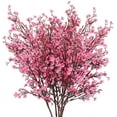 thumbnail image 1 of Viworld 6 Bundles Baby Breath Flowers Artificial Bulk Fake Gypsophila Bouquets Pink Real Touch Silk Floral Arrangements for Table Centerpieces Wedding Home Farmhouse Party DIY Decor, 1 of 7