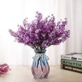 thumbnail image 1 of Viworld 6PCS Artificial Baby Breath Flowers Fake Silk Real Touch DIY Floral Bouquets Decor Wedding Party Decoration Arrangements(Purple), 1 of 3