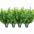 thumbnail image 1 of Viworld 6Pack Artificial Eucalyptus Grass Greenery Grass Simulation Fake Bushes Plants Outdoor Indoor Home Garden Decoration, 1 of 7