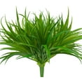 thumbnail image 1 of Viworld 6Pcs Artificial Grass Fake Plants 16.5in Outdoor Plastic Plants UV Resistant Greenery Fake Grass for Home Window Garden Office Patio Hanging Planter Pathway Front Porch Decor Green, 1 of 7