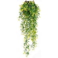 thumbnail image 1 of Viworld Artificial Hanging Ivy, Vine Plastic Plants Grass Leaves Foliage Vines, UV Resistant Greenery Fake Flowers for Home Indoor Outdoor Garden Door Wedding Party DIY Decoration - 1 Pack, Yellow, 1 of 6