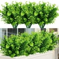 thumbnail image 1 of Viworld Artificial Plants Flowers Faux Boxwood Shrubs 24 Pack, Lifelike Fake Greenery Foliage for Garden, Patio Yard, Wedding, Office and Farmhouse Indoor Outdoor Decor, 1 of 7