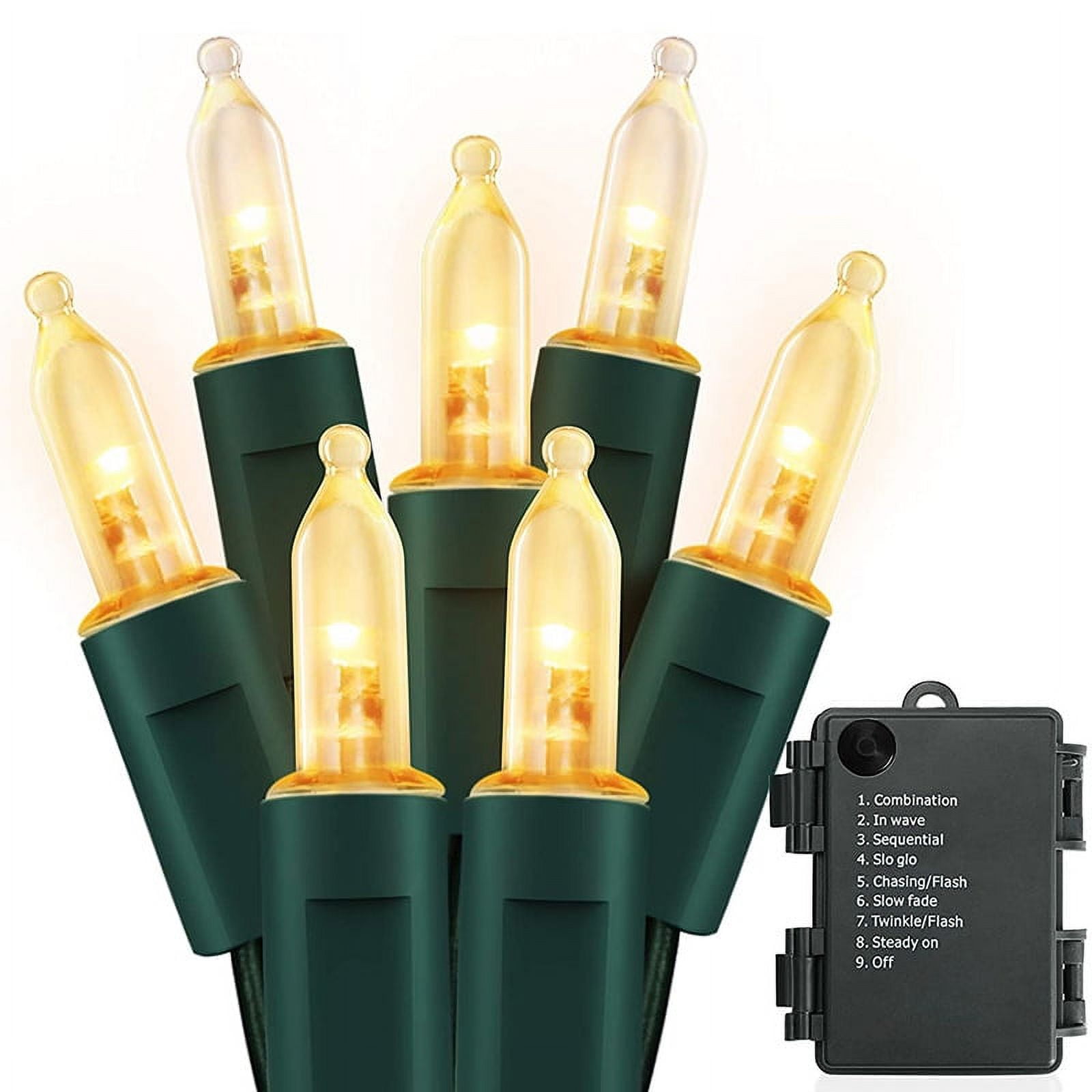 Viworld Christmas Lights, Battery Operated String Lights 16.4ft 50 LED