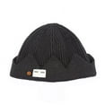 thumbnail image 1 of Viworld Crown Knitted Melon Hat Light Grey Winter Warm Beanie Hat Ski Fisherman Cap Cosplay Knit Cap Unisex Hip Hop Hat Outdoor Sports Cycling, 1 of 3
