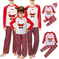 thumbnail image 1 of Viworld Family Christmas Pjs Matching Sets Xmas Plaid Matching Jammies Holiday Christmas Sleepwear Set, 1 of 8