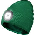 thumbnail image 1 of Viworld LED Beanie Hat with Light, Unisex Rechargeable LED Headlamp Hat, Warm Knit Hat for Winter Safety, Head Light for Outdoor Dog Walking，Gifts for Men Women Dad (Green), 1 of 8